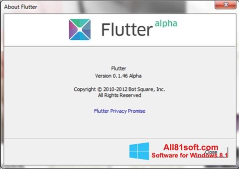 Screenshot Flutter per Windows 8.1