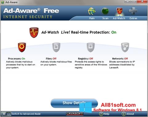 Screenshot Ad-Aware per Windows 8.1