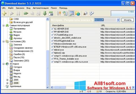 Screenshot Download Master per Windows 8.1