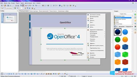 Screenshot Apache OpenOffice per Windows 8.1