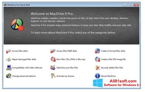 Screenshot MacDrive per Windows 8.1