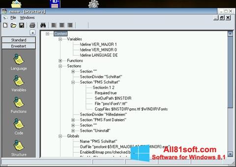 Screenshot NSIS per Windows 8.1