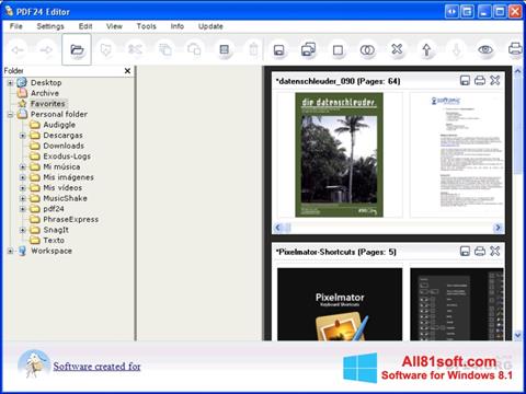 Screenshot PDF24 Creator per Windows 8.1