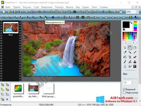 Screenshot PhotoFiltre per Windows 8.1