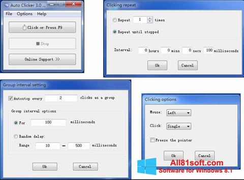 Screenshot GS Auto Clicker per Windows 8.1