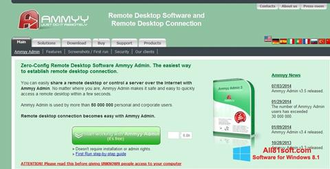 Screenshot Ammyy Admin per Windows 8.1