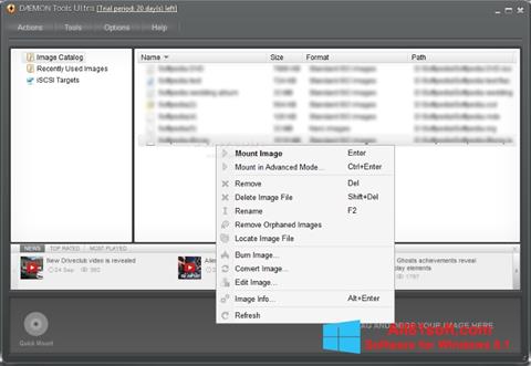 Screenshot DAEMON Tools Ultra per Windows 8.1