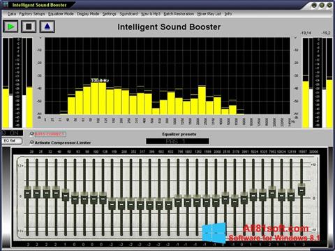 Screenshot Sound Booster per Windows 8.1