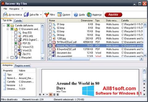 Screenshot Recover My Files per Windows 8.1