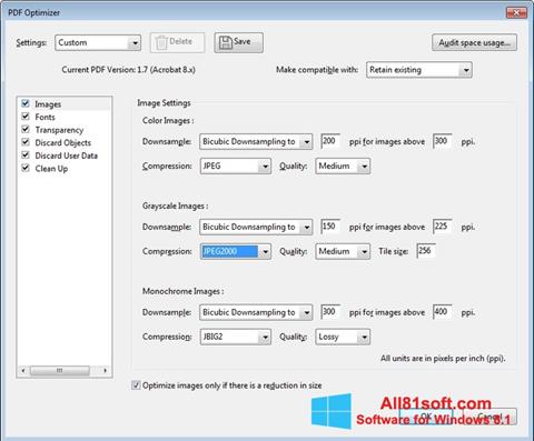 Screenshot Adobe Acrobat Pro DC per Windows 8.1