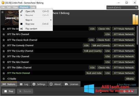 Screenshot Screamer Radio per Windows 8.1