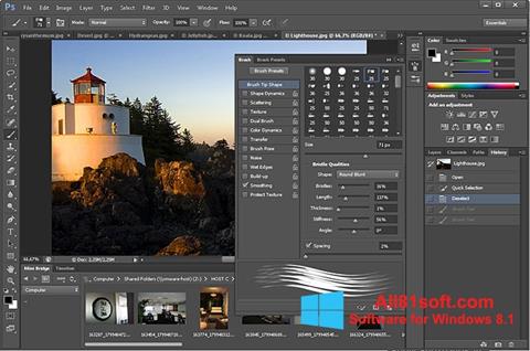 Screenshot Adobe Photoshop per Windows 8.1