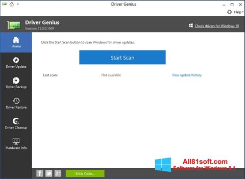 Screenshot DriverScanner per Windows 8.1