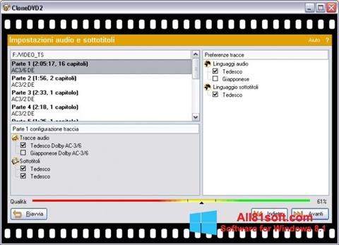 Screenshot CloneDVD per Windows 8.1