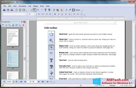 Screenshot Infix PDF Editor per Windows 8.1