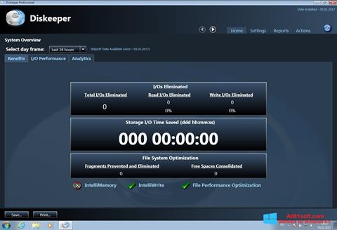 Screenshot Diskeeper per Windows 8.1