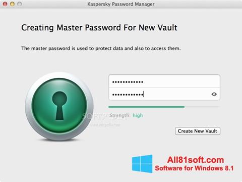 Screenshot Kaspersky Password Manager per Windows 8.1