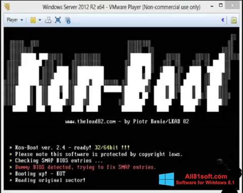 Screenshot Kon-Boot per Windows 8.1