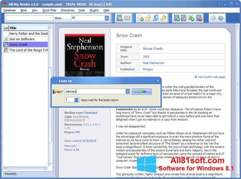 Screenshot All My Books per Windows 8.1