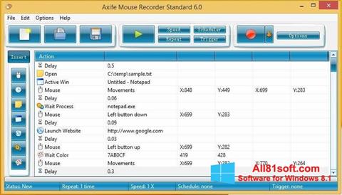Screenshot Mouse Recorder per Windows 8.1