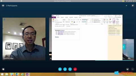Screenshot Skype for Business per Windows 8.1