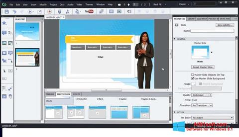 Screenshot Adobe Captivate per Windows 8.1