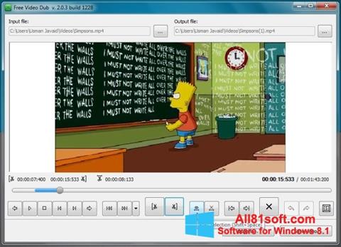 Screenshot Free Video Dub per Windows 8.1