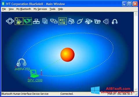 Screenshot BlueSoleil per Windows 8.1