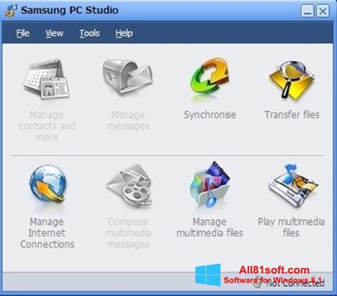 Screenshot Samsung PC Studio per Windows 8.1