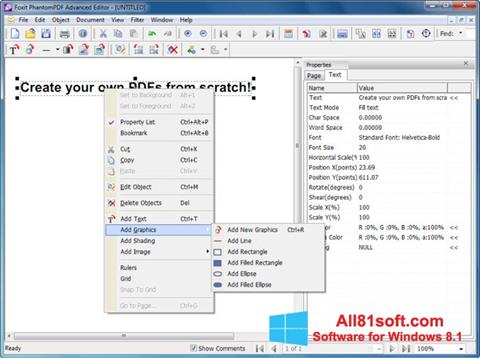 Screenshot Foxit PDF Editor per Windows 8.1