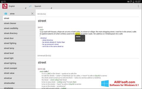 Screenshot ABBYY Lingvo per Windows 8.1