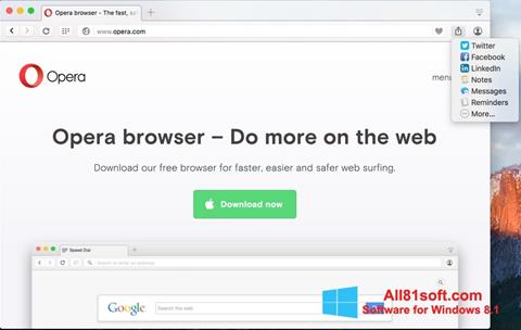 Screenshot Opera Turbo per Windows 8.1