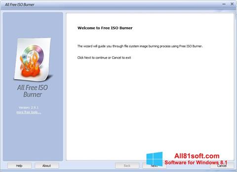 Screenshot ISO Burner per Windows 8.1