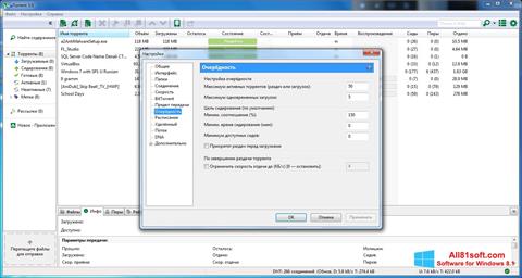 Screenshot uTorrent per Windows 8.1
