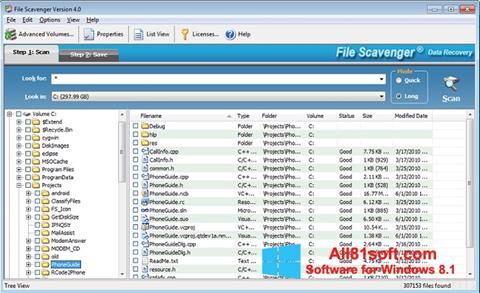 Screenshot File Scavenger per Windows 8.1