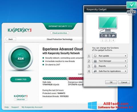 Screenshot Kaspersky Internet Security per Windows 8.1