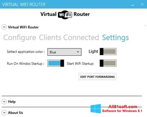 Screenshot Virtual WiFi Router per Windows 8.1