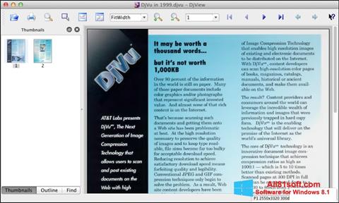 Screenshot DjView per Windows 8.1