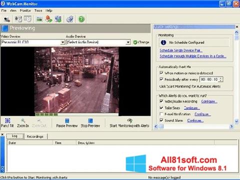 Screenshot WebCam Monitor per Windows 8.1