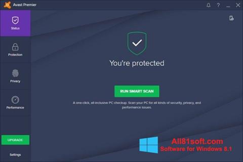 Screenshot Avast Premier per Windows 8.1