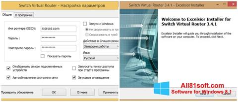 Screenshot Switch Virtual Router per Windows 8.1