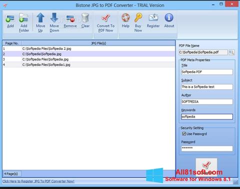 Screenshot Image To PDF Converter per Windows 8.1