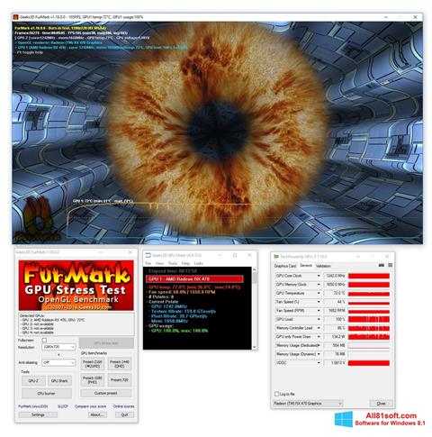 Screenshot FurMark per Windows 8.1