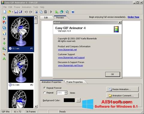 Screenshot Easy GIF Animator per Windows 8.1