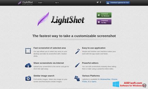 Screenshot LightShot per Windows 8.1