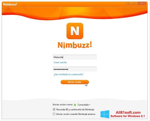 Screenshot Nimbuzz per Windows 8.1