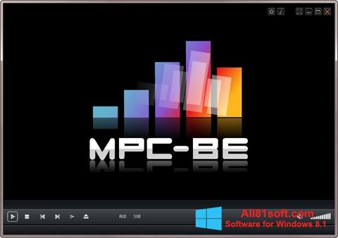 Screenshot MPC-BE per Windows 8.1