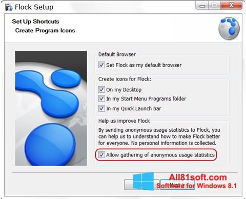 Screenshot Flock per Windows 8.1