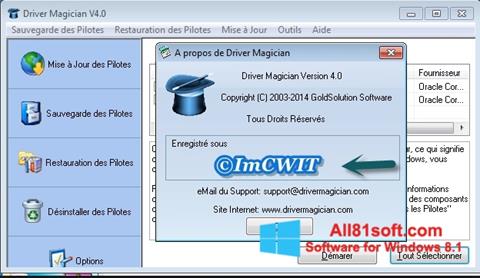 Screenshot Driver Magician per Windows 8.1