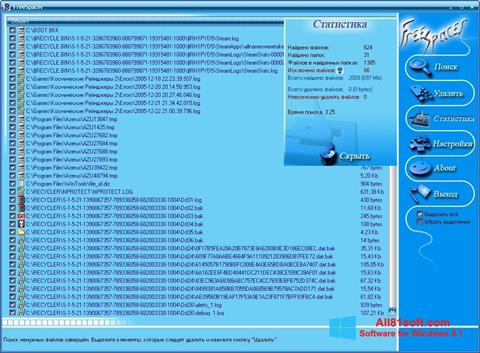 Screenshot FreeSpacer per Windows 8.1